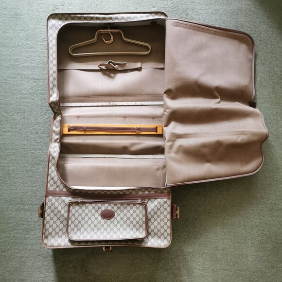 AUTHENTIC - 80's 'GUCCI' - Travel Bag - Suitcase *ULTRA RARE* - Picture 7 of 15